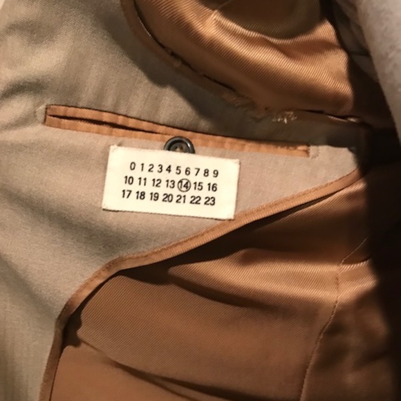 MAISON MARTIN MARGIELA CREAM MENS SUIT SIZE 48R - Picture 7 of 8